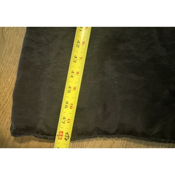 Zara Women Large Fillsens Black Strappy Midi Maxi Slip Dress Slit Glam Party - Picture 7 of 11